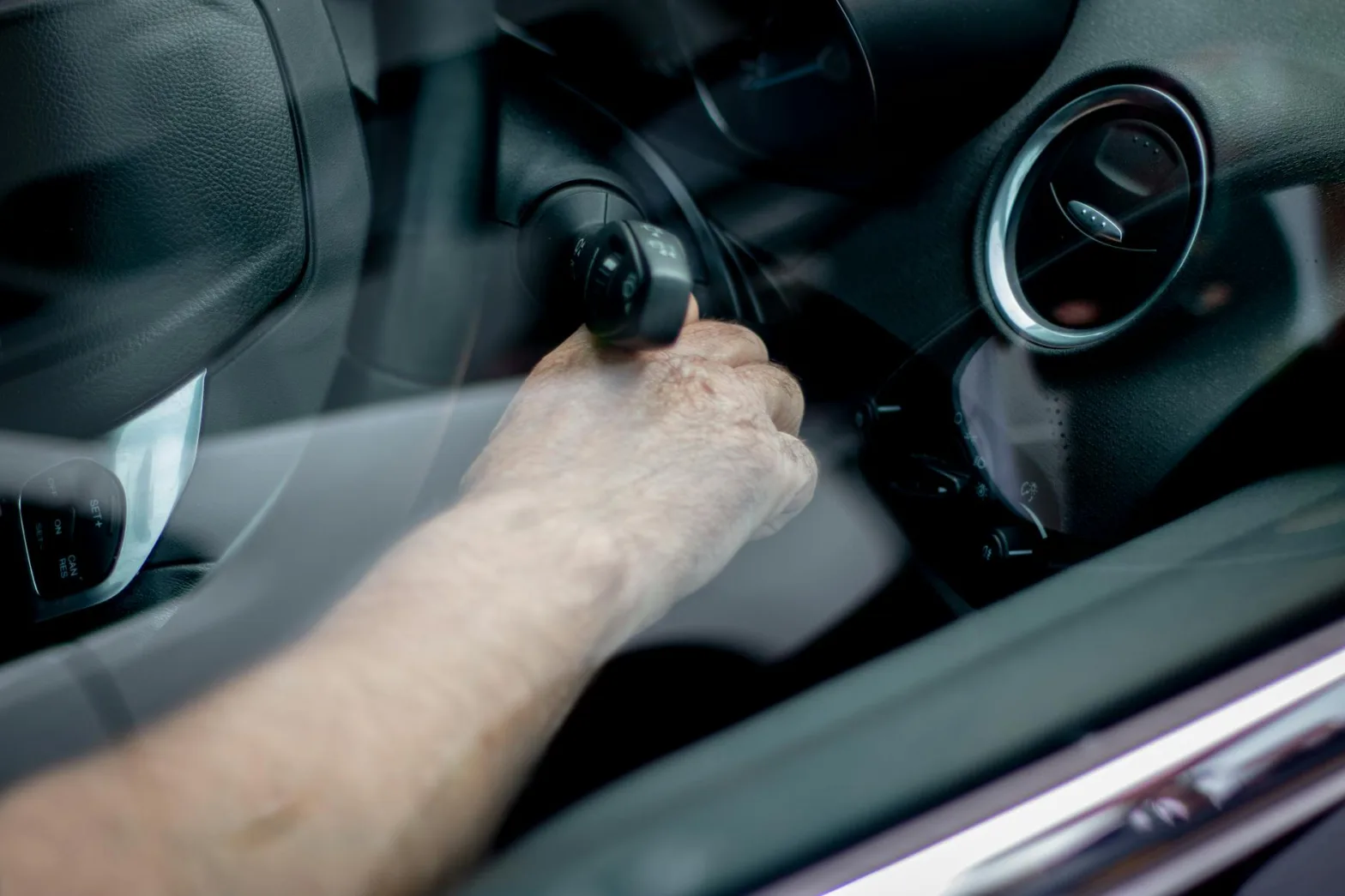 car ignition turning on